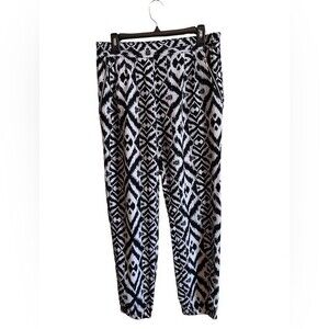 Space girl western tribal aztec gemetric retro Women Pants Jogger large baggy